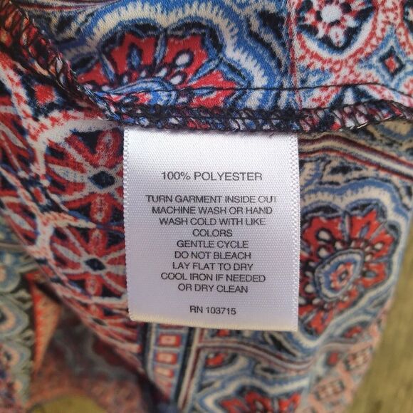 Valerie Stevens size L double layered tank top high low lagenlook - Picture 9 of 9